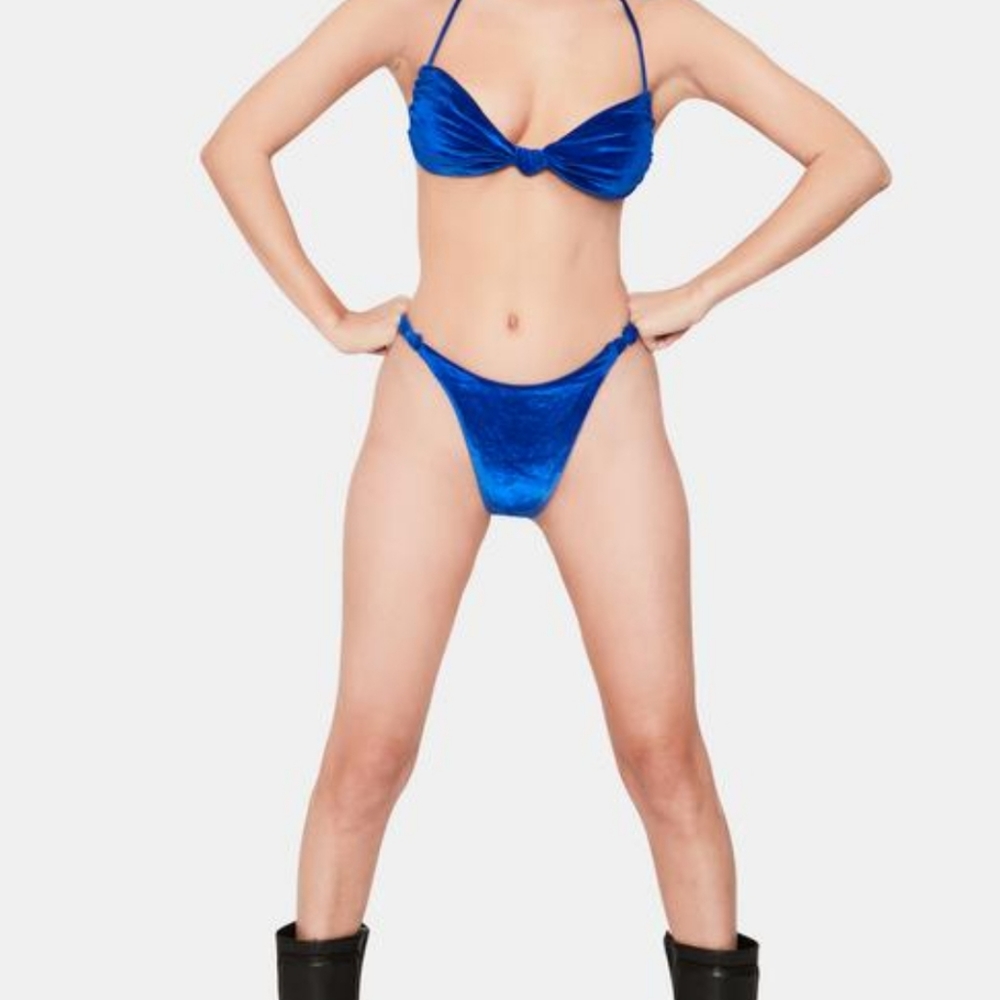 Frankie's Blue Velvet Bikini